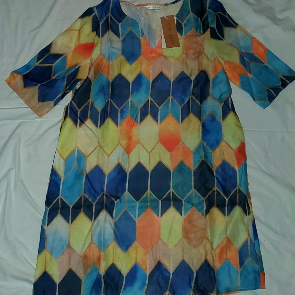 Boho mosaic dress